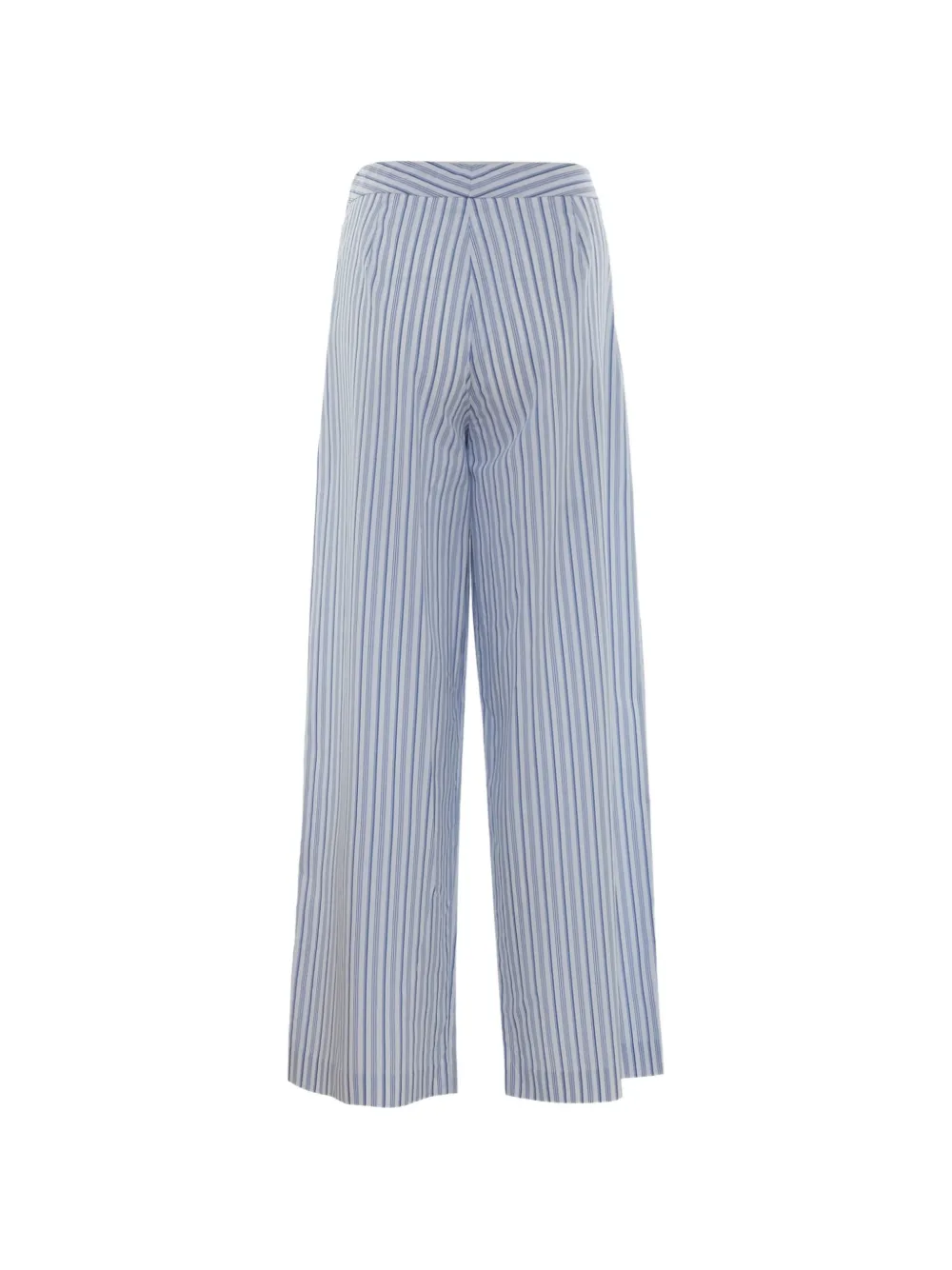 rag & bone Chappell gestreepte broek met wijde pijpen Blauw