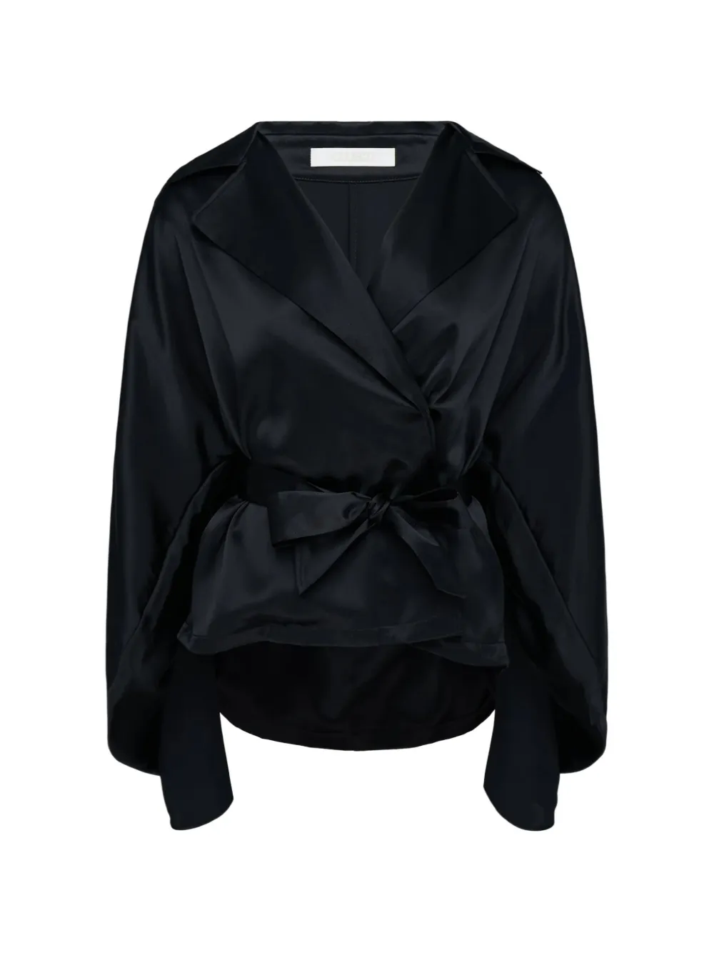 Club21 Amelie Wrap Jacket In Black