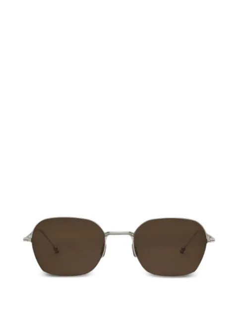Thom Browne titanium rectangular sunglasses