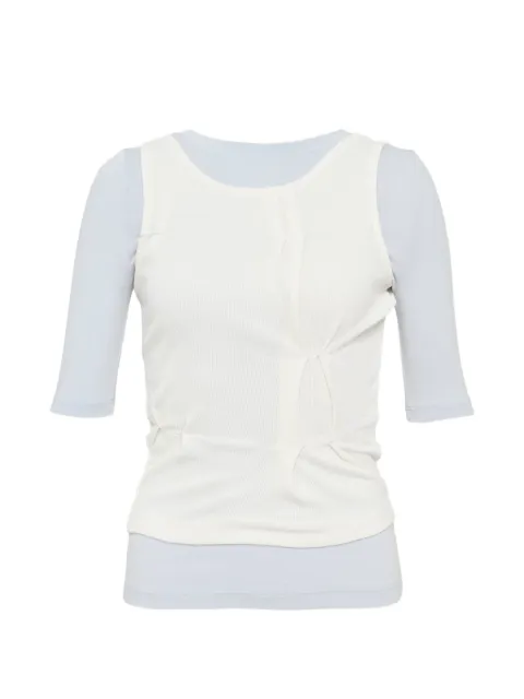 NACHE folded layered T-shirt