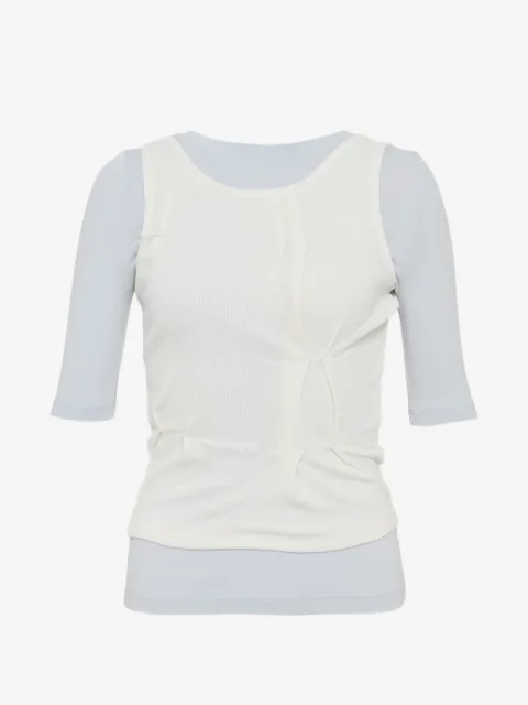 NACHE folded layered T-shirt