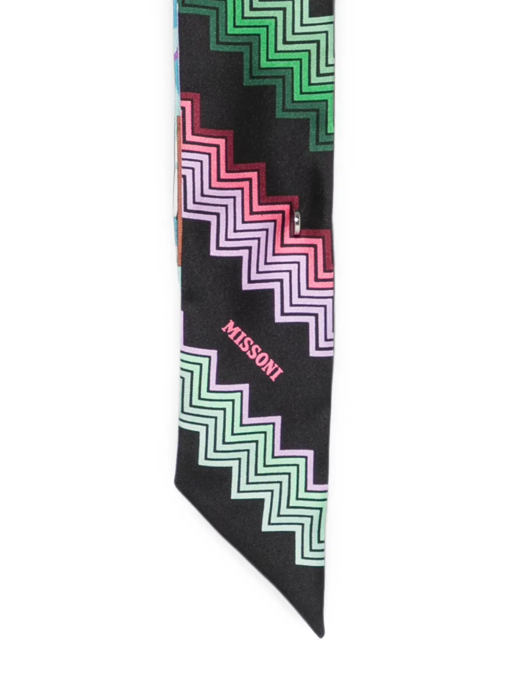 Missoni Sjaal met zigzagprint Zwart