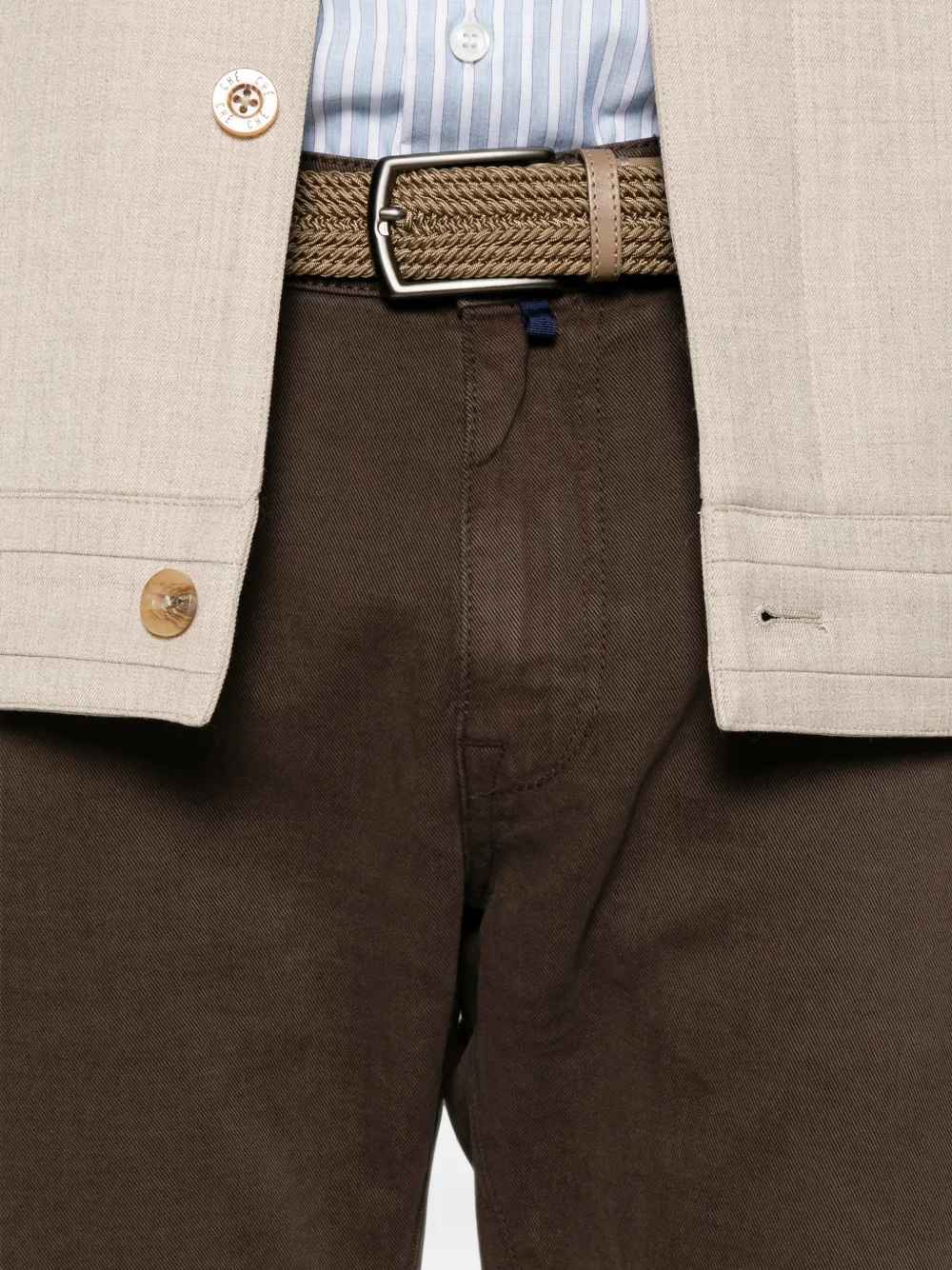 Incotex Straight jeans Bruin