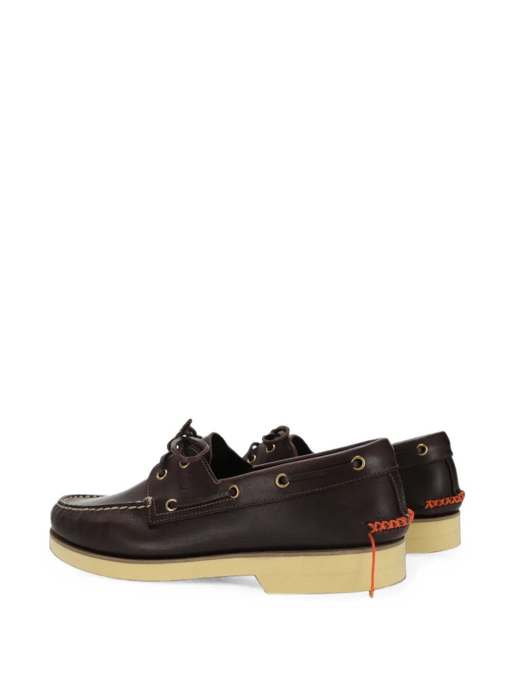 Fortela x Sperry leren bootschoenen Bruin