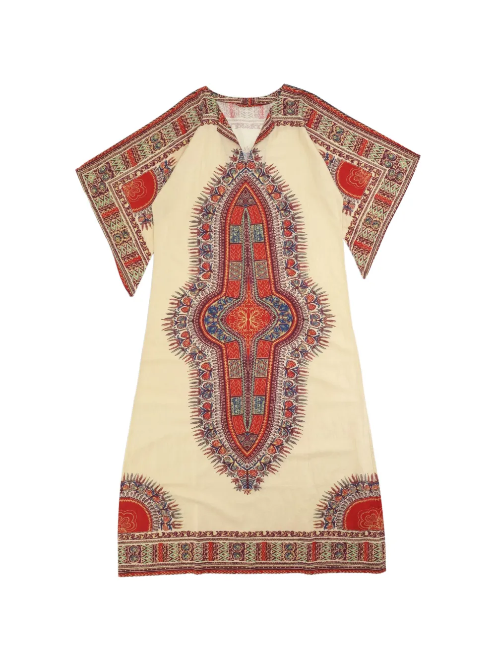 Fortela Amira printed cotton MAXI dress