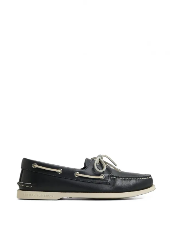Fortela X Sperry A/o 2 Eye Leather Boat Shoes in Blue