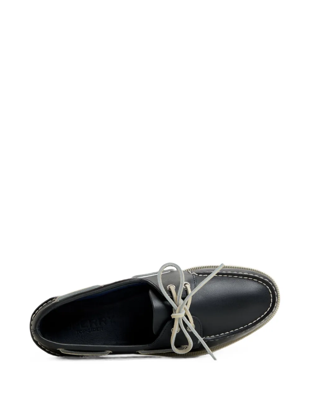 Fortela x Sperry A o 2 eye leren bootschoenen Blauw