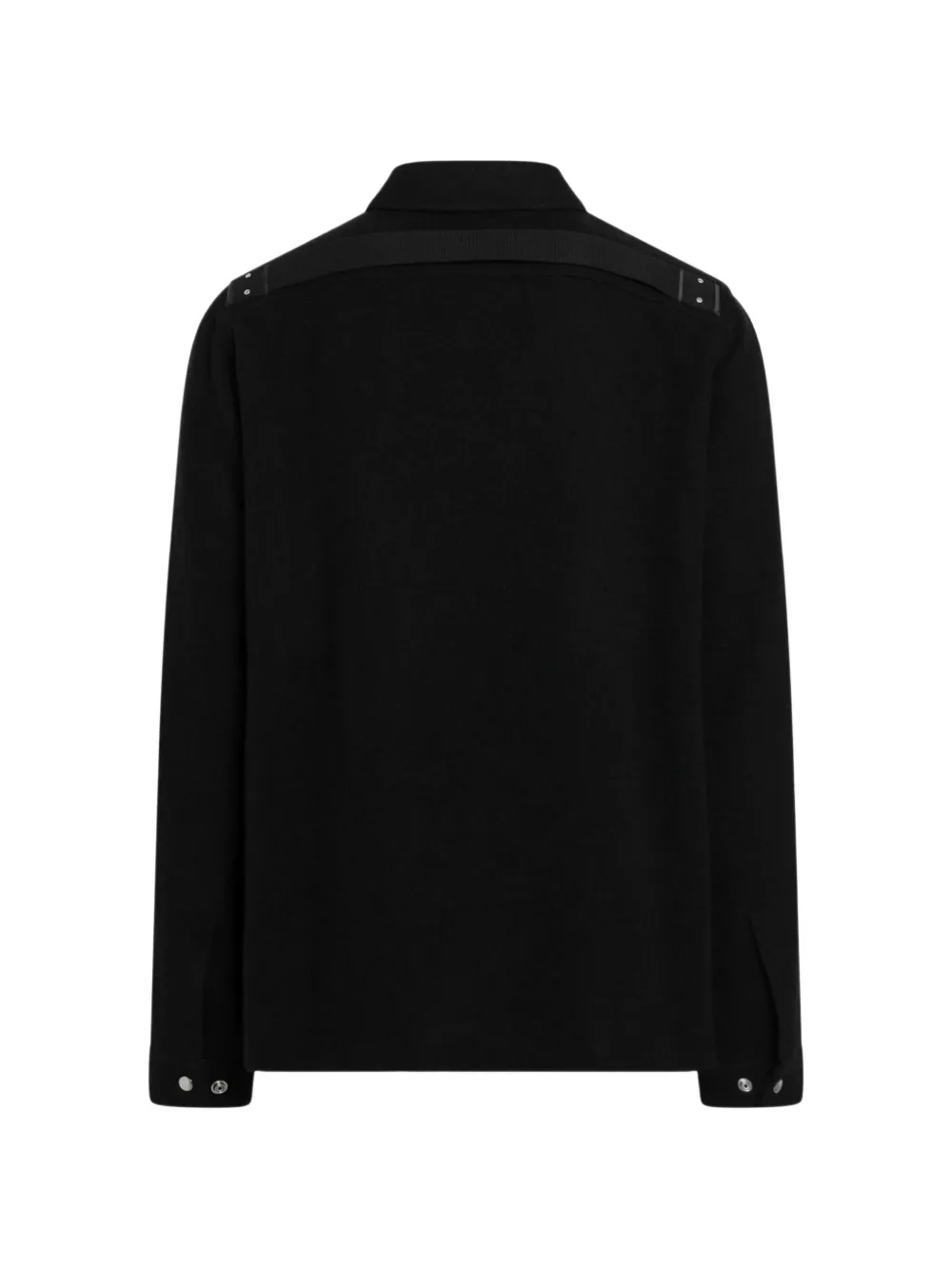 Rick Owens Jack met logo en rits Zwart