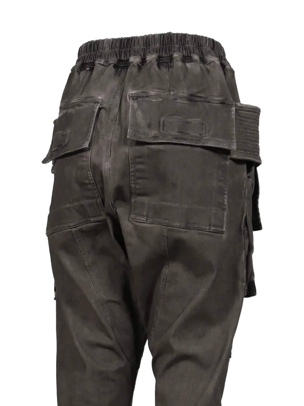 Rick Owens DRKSHDW Creatch broek met meerdere zakken en trekkoord en verlaagd kruis Bruin