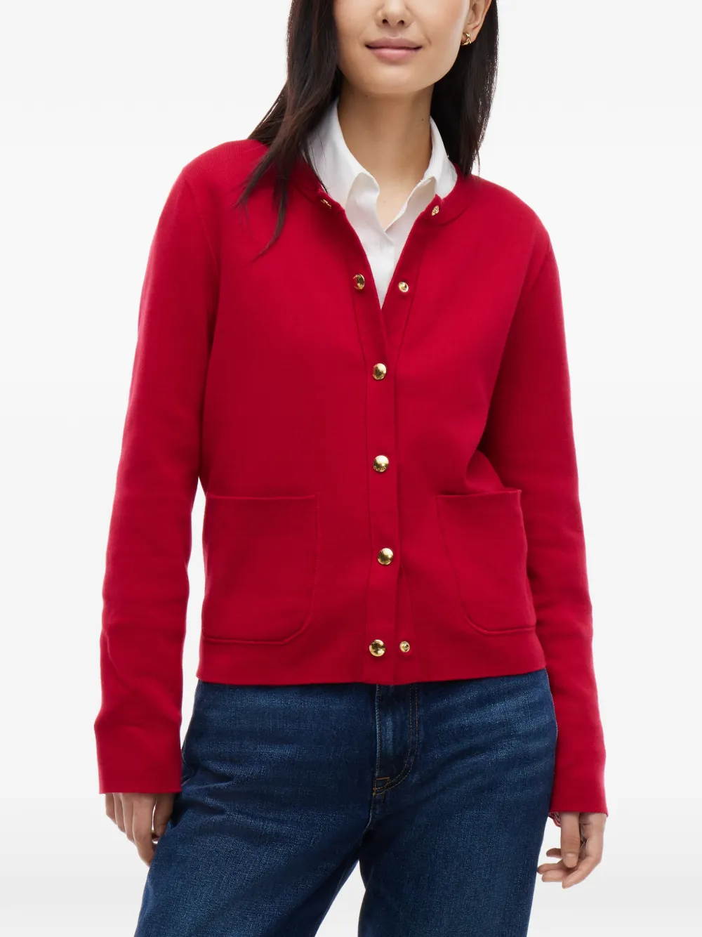 Tommy Hilfiger Omkeerbaar vest met horizontale streep Rood