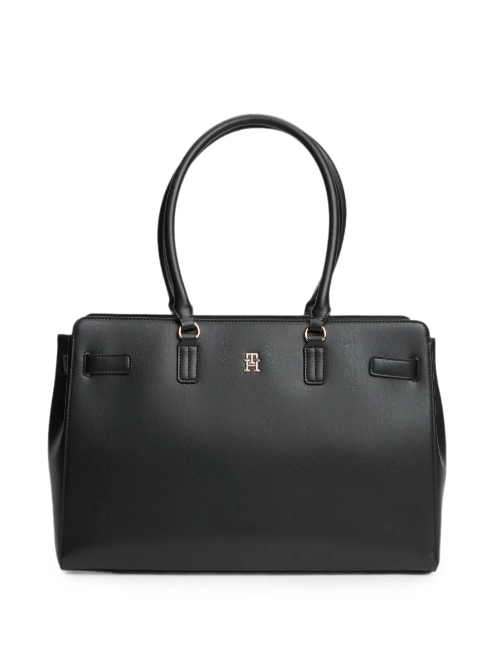 Tommy Hilfiger logo-plaque tote bag - Nero