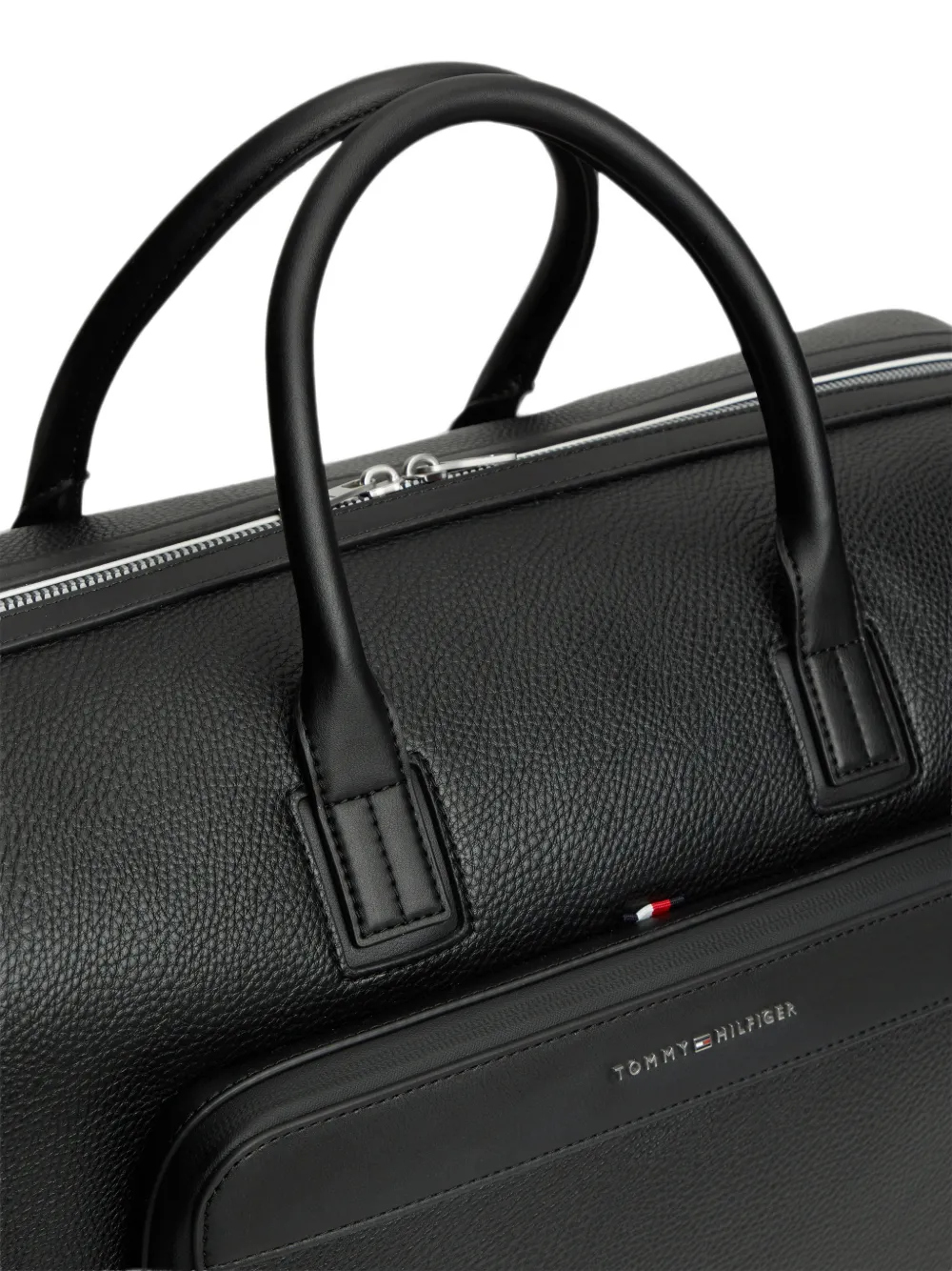 Tommy Hilfiger Reistas met logoplakkaat Zwart