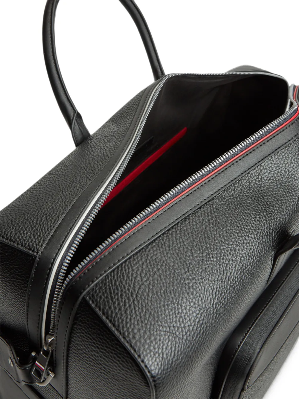 Tommy Hilfiger Reistas met logoplakkaat Zwart