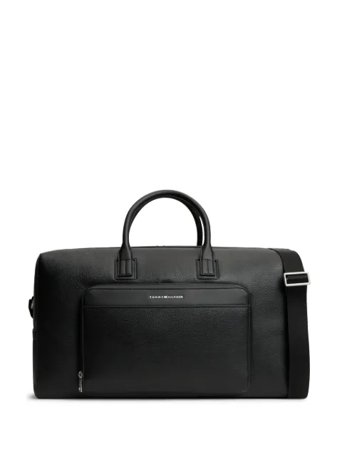 Tommy Hilfiger logo-plaque pebbled luggage bag