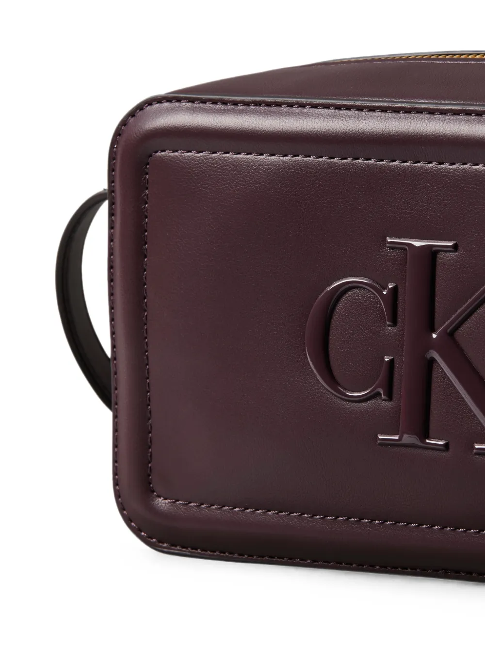 Calvin Klein Schoudertas met monogram en logo-reliëf Rood