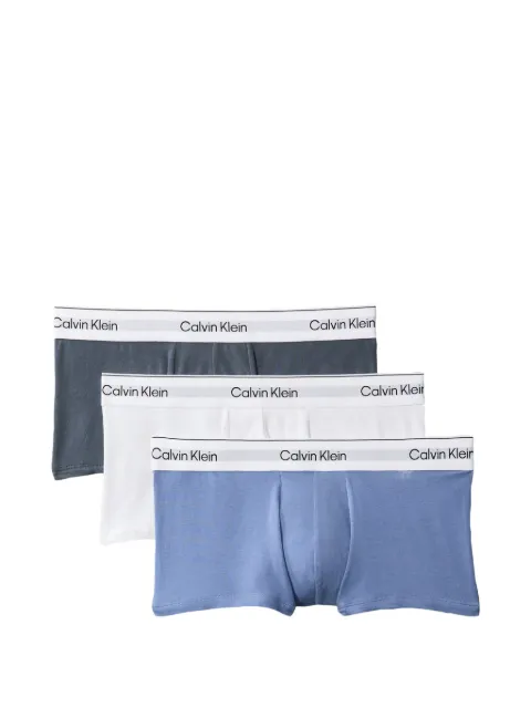 Calvin Klein logo-waistband boxer briefs (pack of three)