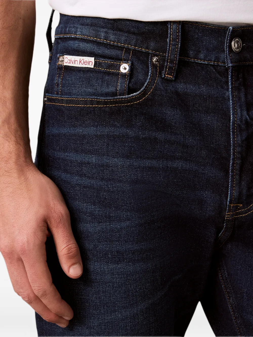 Calvin Klein Slim-fit jeans Blauw
