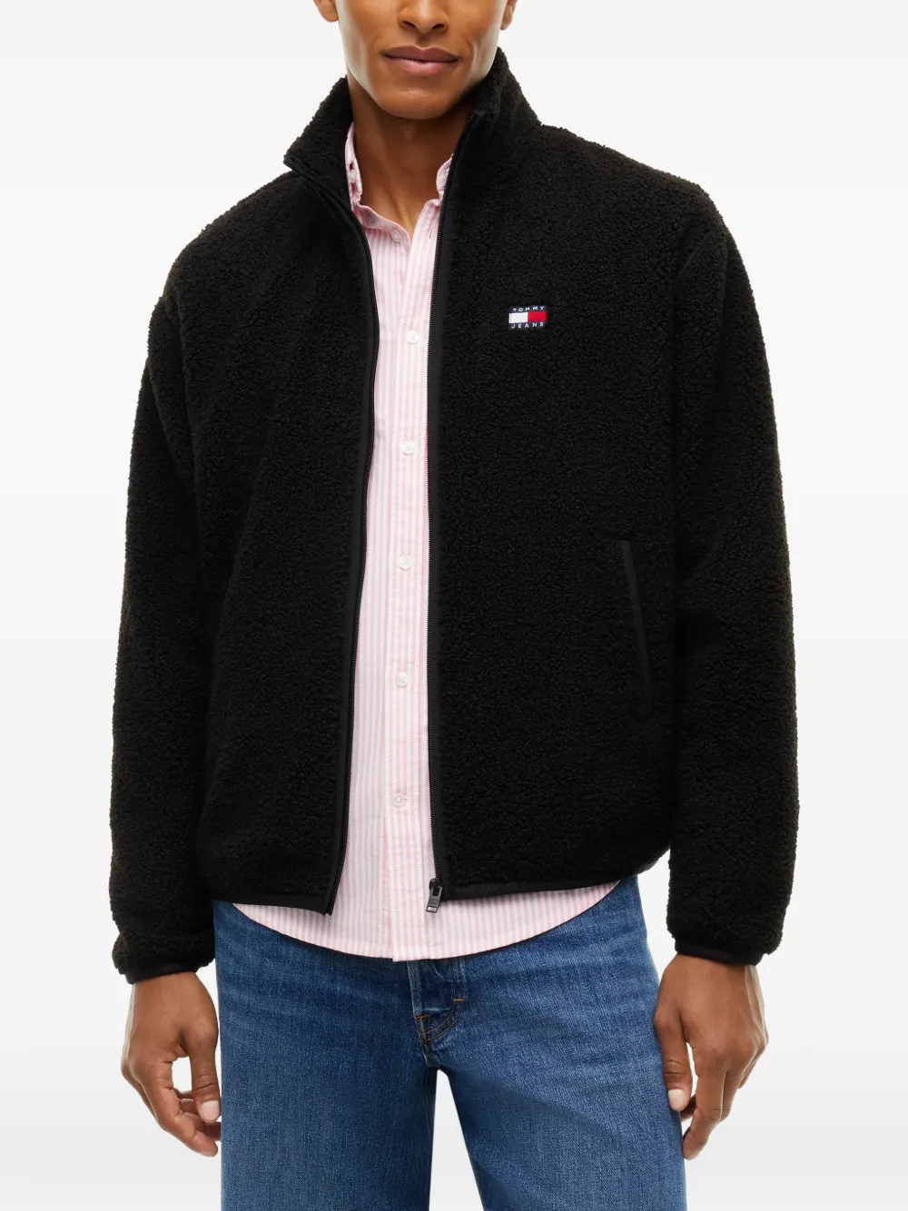 Tommy Hilfiger Jack met logopatch Zwart