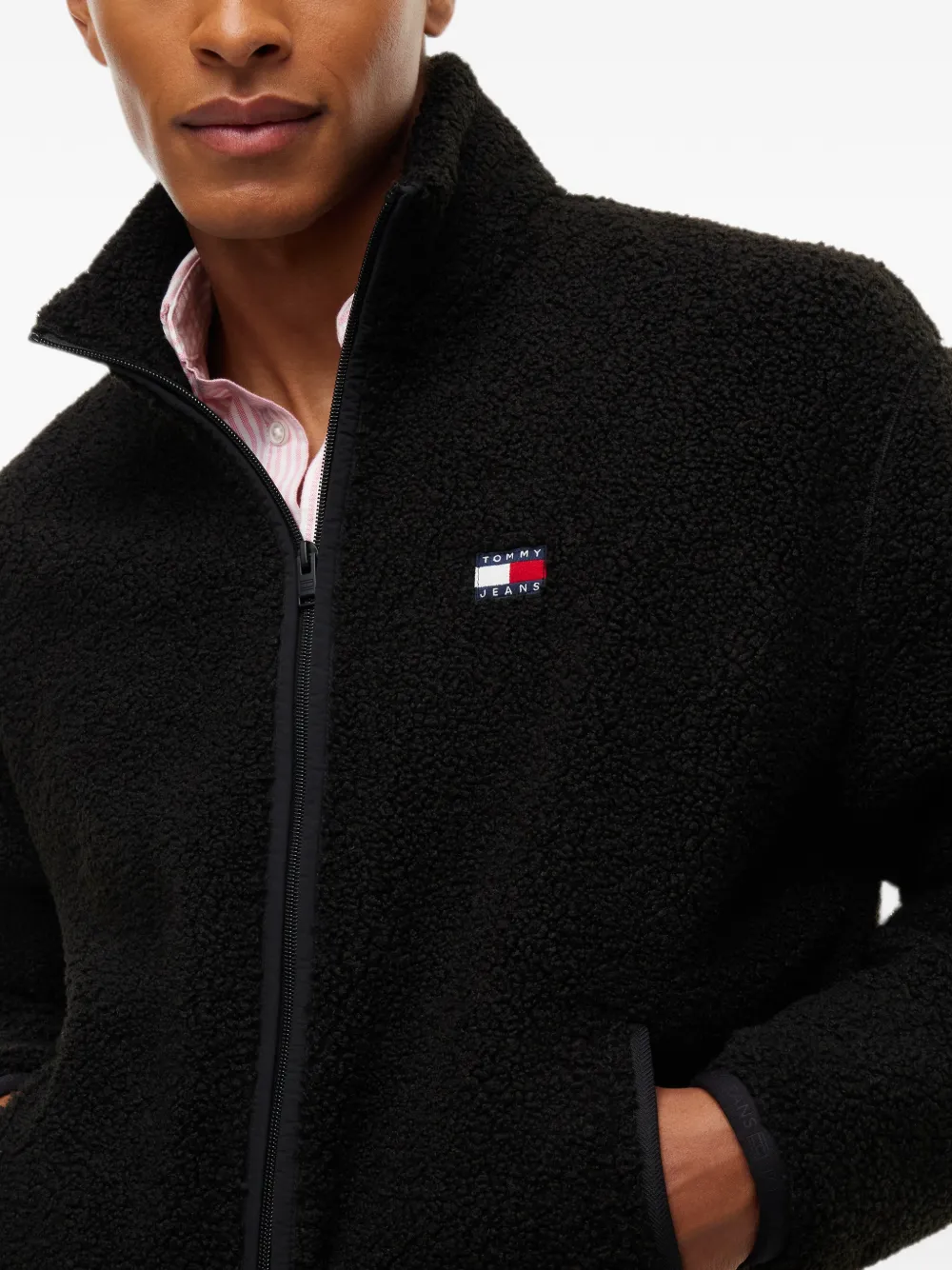 Tommy Hilfiger Jack met logopatch Zwart