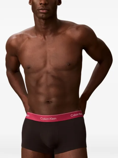 Calvin Klein logo-waistband trunks (set of three)