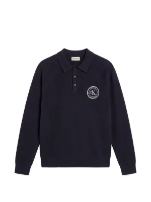 GUCCIグッチ 長袖ポロシャツ ヘンリーネック 7分袖ライトブルーXS（C3