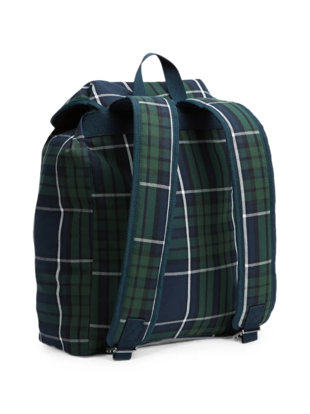 Tommy Hilfiger Geruite rugzak met logopatch Groen