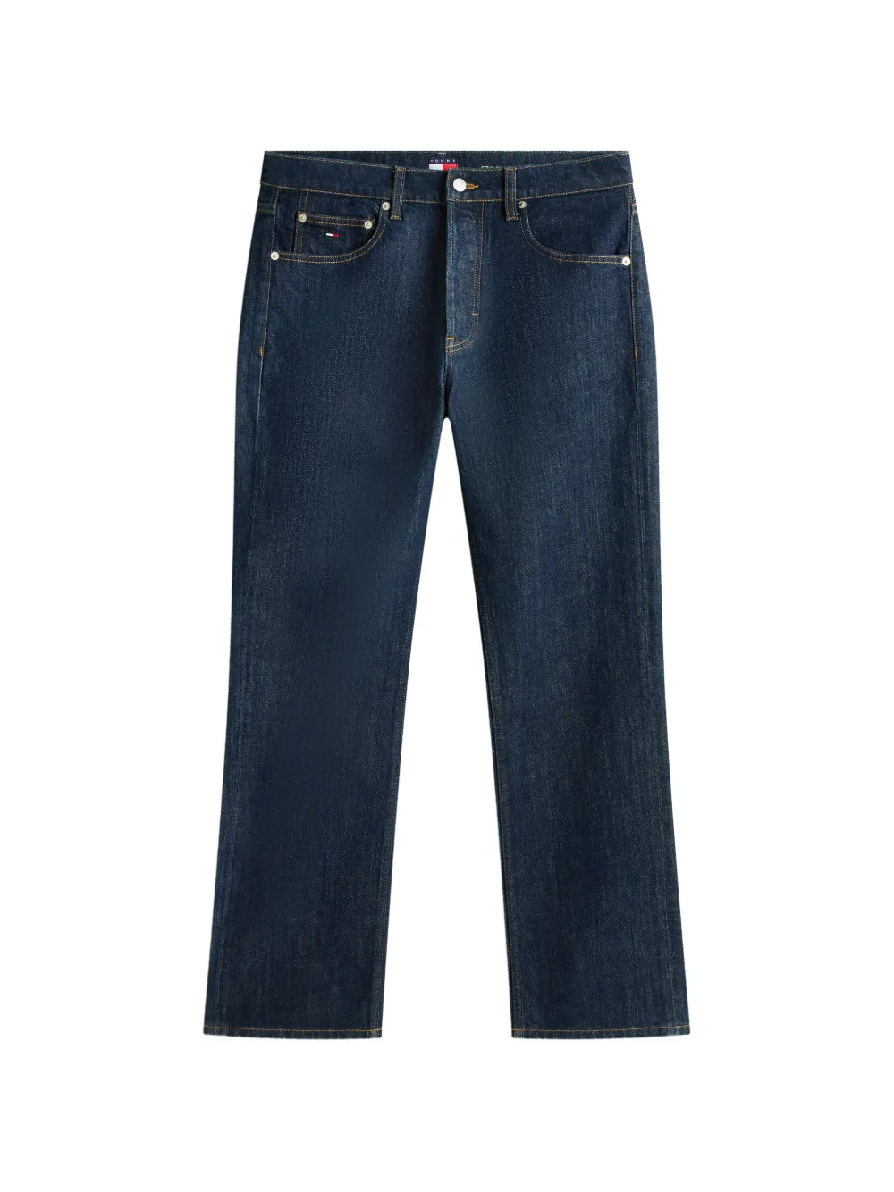 Tommy Hilfiger Jeans dritti effetto schiarito - Blu