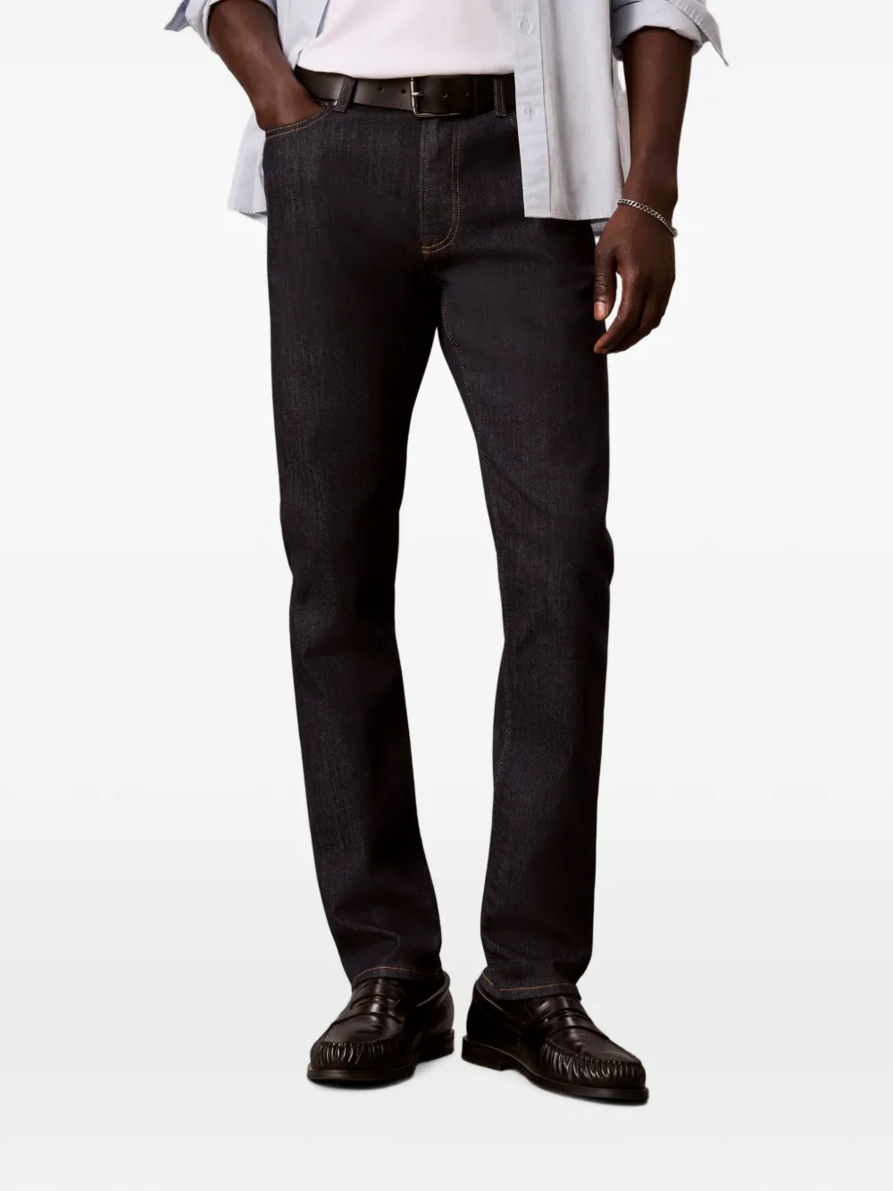 Calvin Klein Straight jeans Blauw
