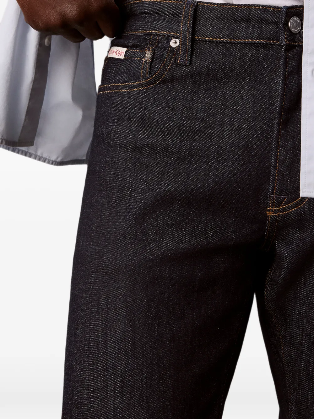 Calvin Klein Straight jeans Blauw