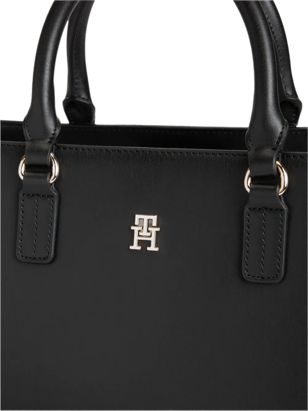 Tommy Hilfiger Heuptas met logoplakkaat Zwart