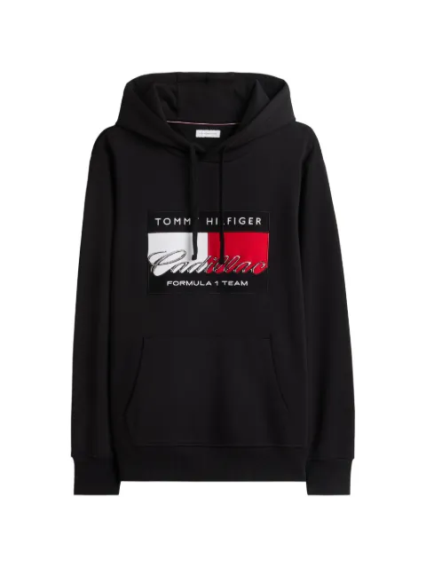 Tommy Hilfiger x Cadillac Formula 1 Team logo-patch hoodie
