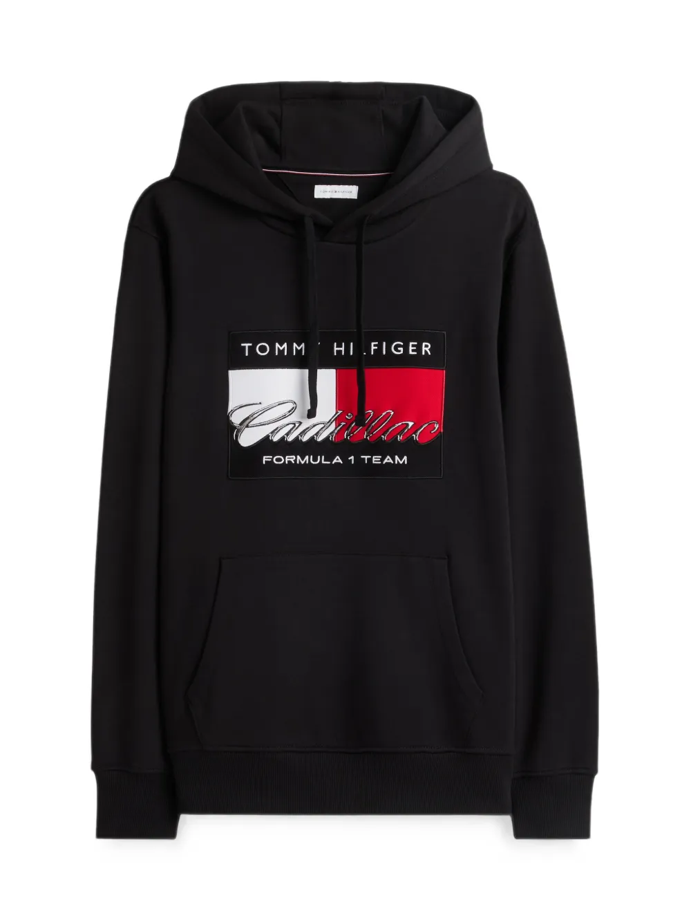 Tommy Hilfiger x Cadillac Formula 1 Team hoodie met logopatch Zwart