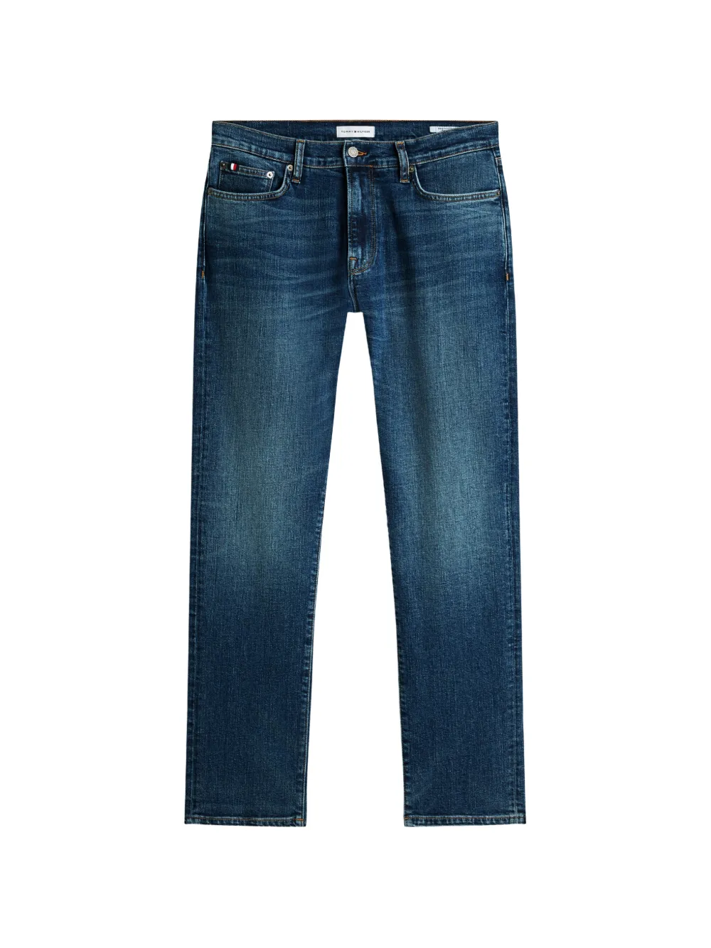Tommy Hilfiger Jeans slim con effetto schiarito - Blu