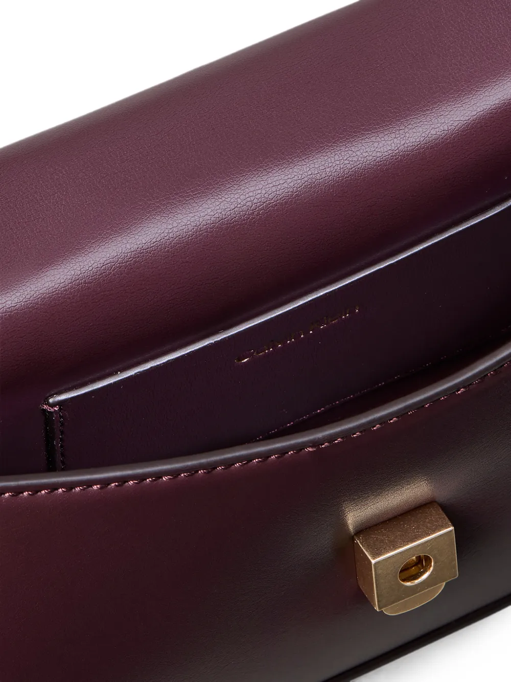 Calvin Klein Schoudertas met handvat en logoplakkaat Rood