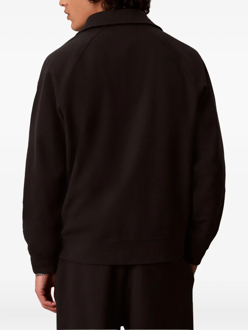 Calvin Klein Sweater met geborduurd logo Zwart