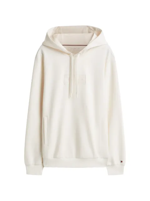 Tommy Hilfiger logo-patch drawstring hoodie