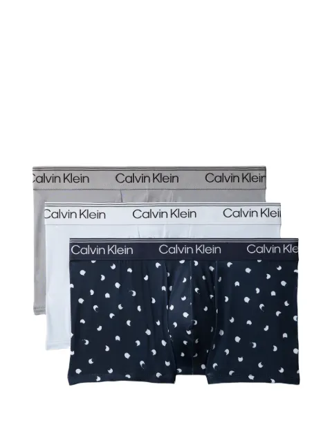 Calvin Klein logo-waistband trunks (pack of three)
