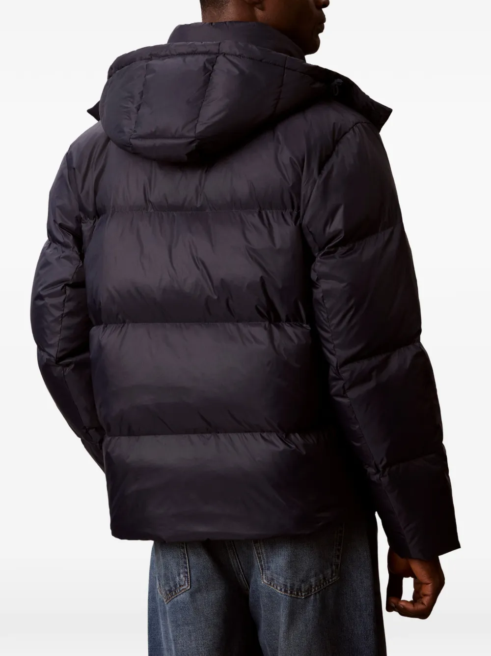 Calvin Klein Gewatteerd jack met capuchon Blauw