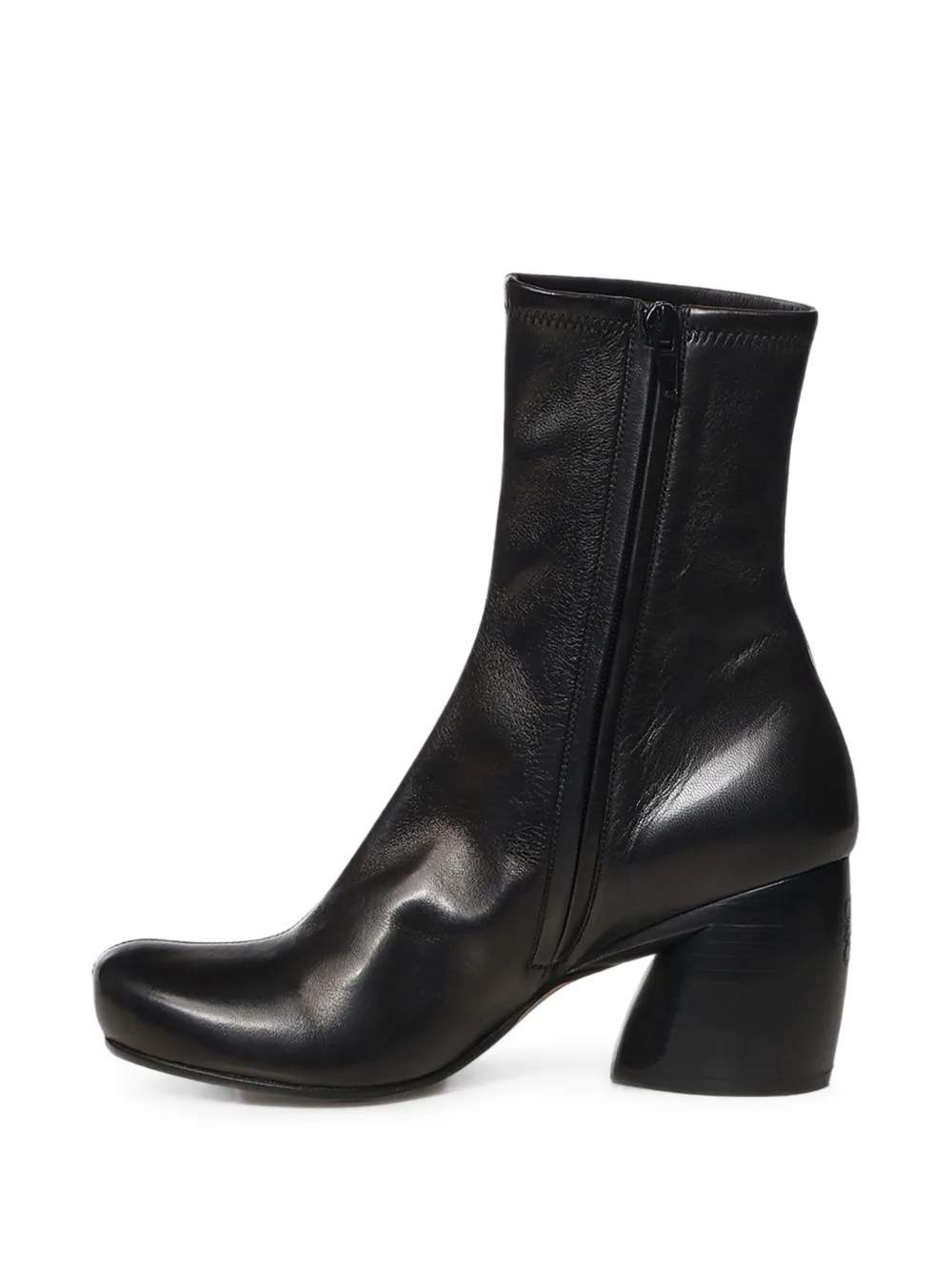LOEWE Ovalogo-debossed ankle boots Zwart