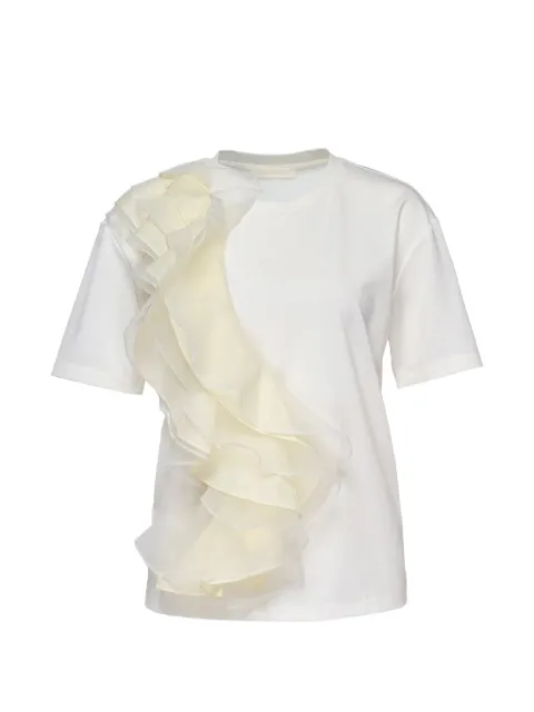 Club21 frill-detail T-shirt