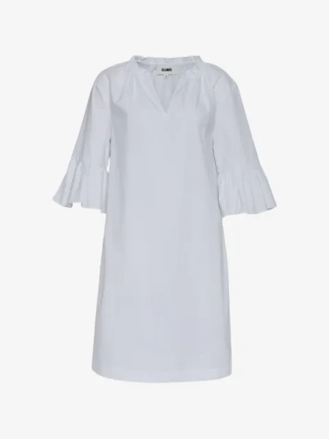 Club21 ruffled-sleeve V-neck mini dress
