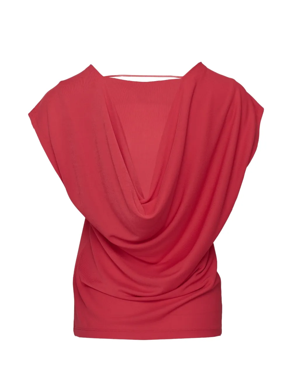 Club21 drape-back crepe top