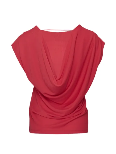 Club21 drape-back crepe top