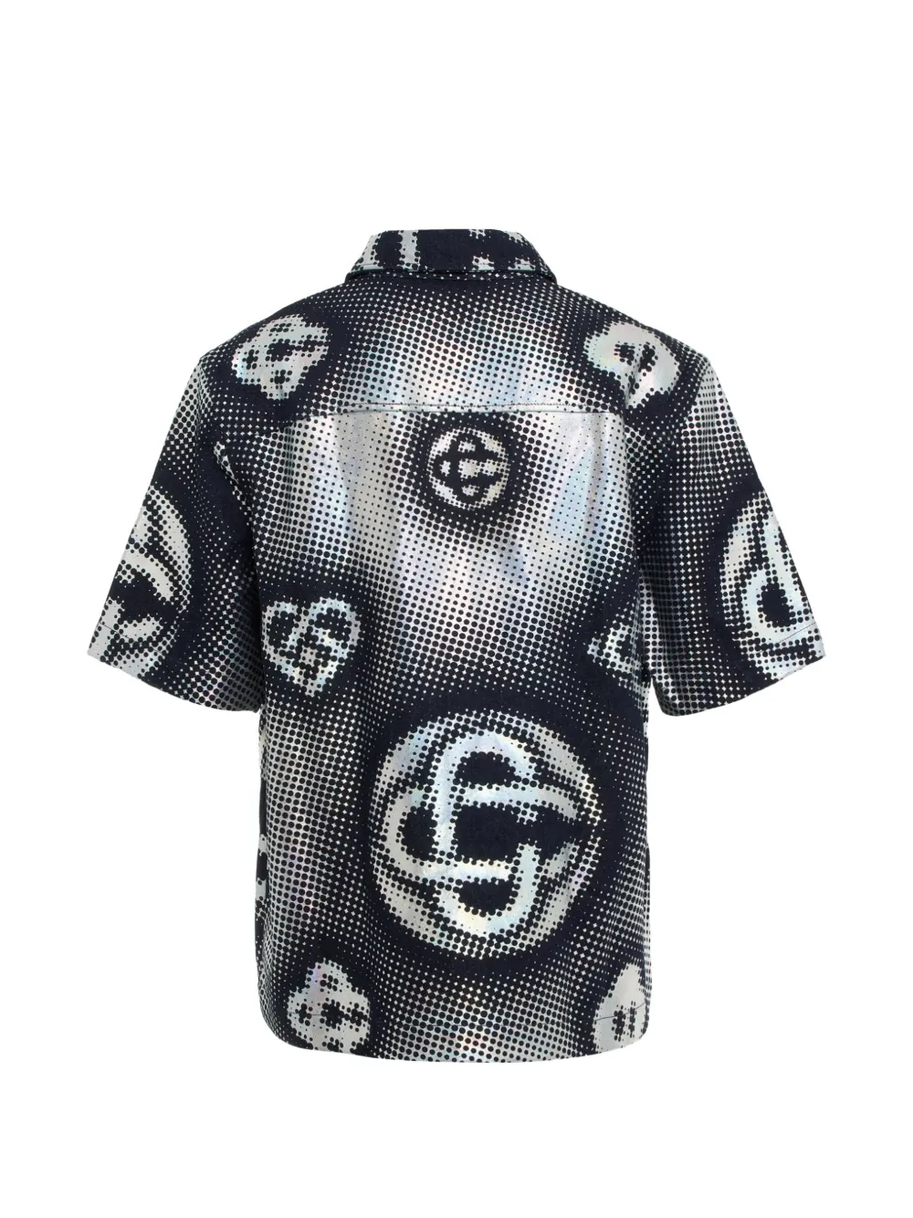 Casablanca Denim overhemd met monogram Blauw