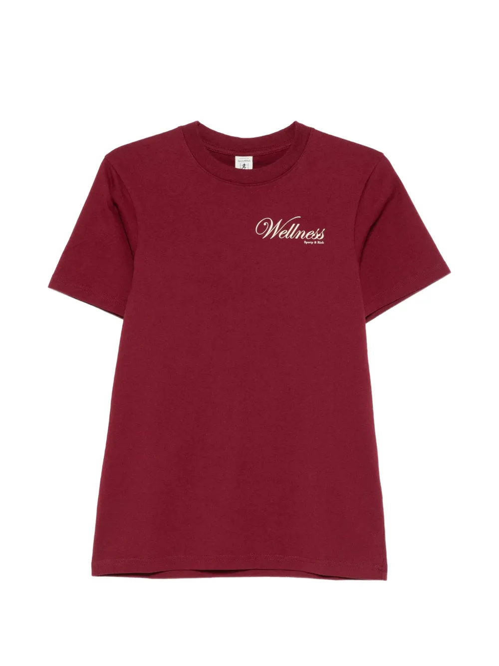 Sporty & Rich Wellness logo-print T-shirt
