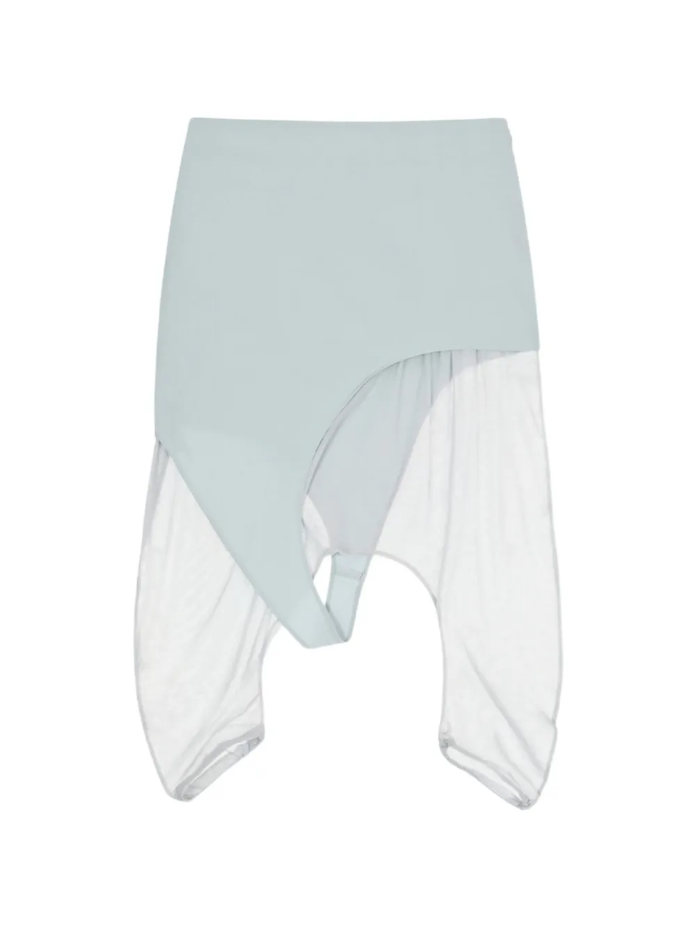 NACHE layered-mesh knee-length shorts - Blau