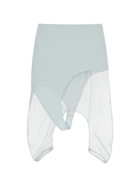 NACHE layered-mesh knee-length shorts