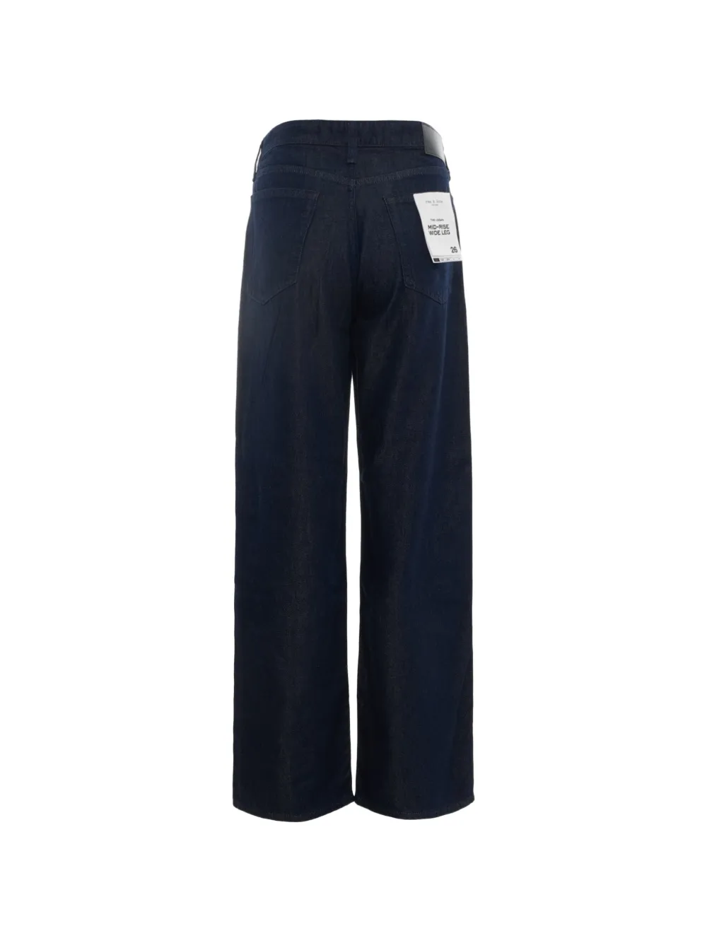 rag & bone Jeans met wijde pijpen Blauw
