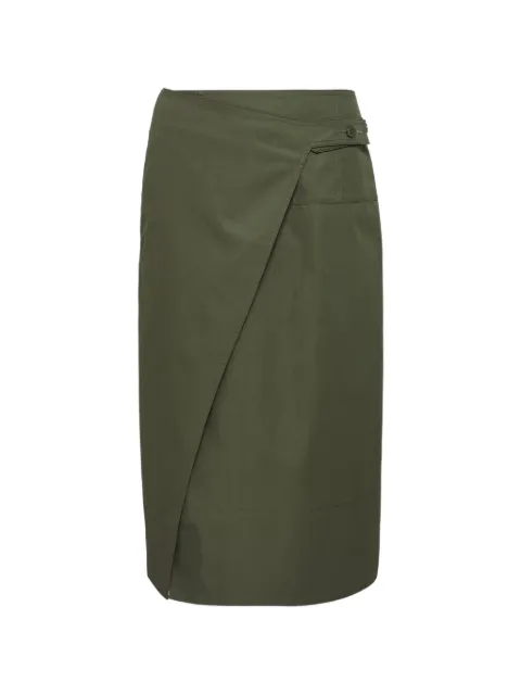 Club21 Camille wrap midi skirt