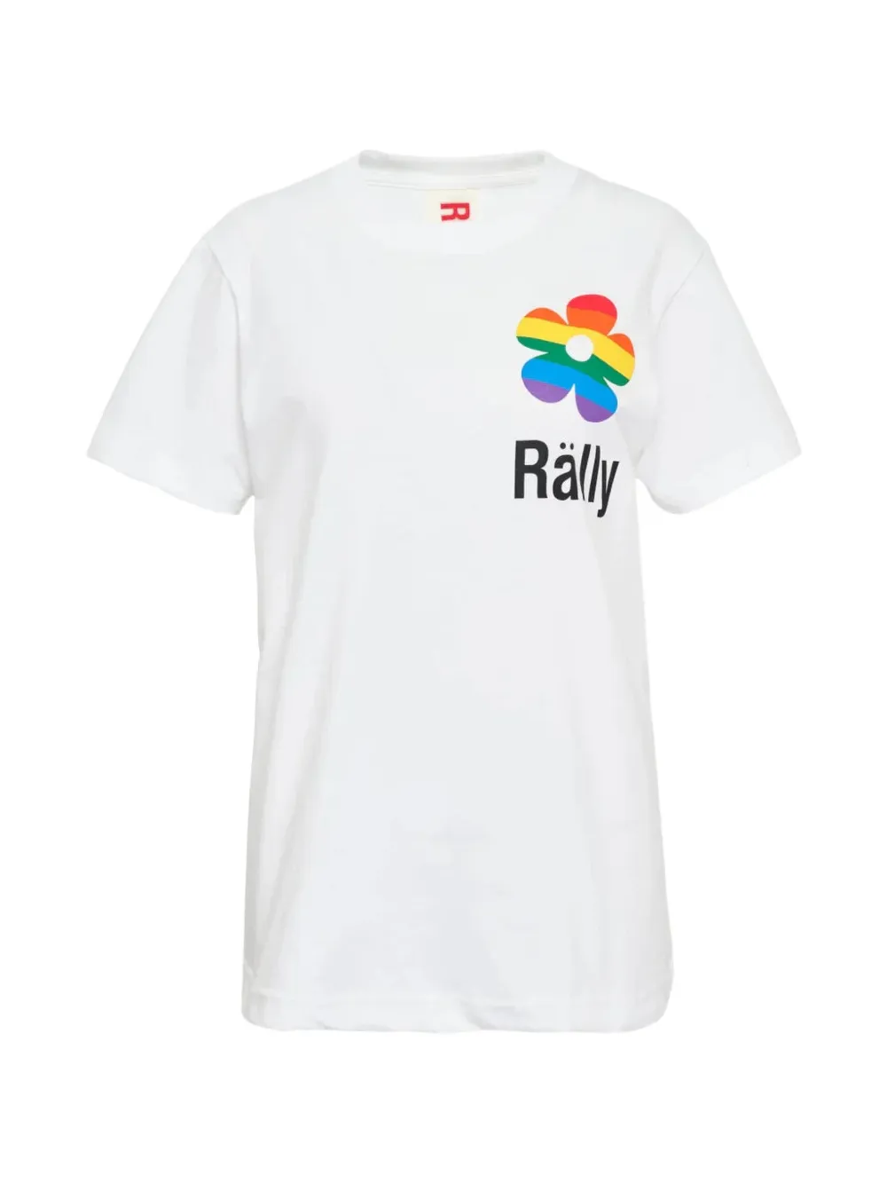 Rally Movement flower-print logo-print t-shirt